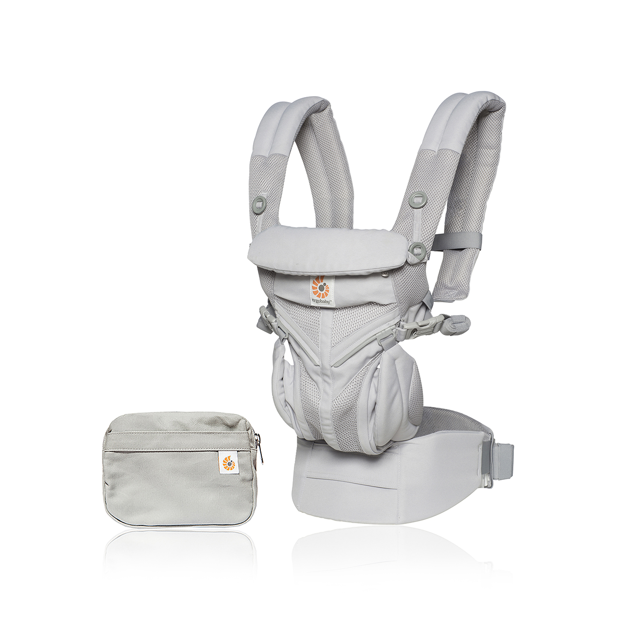 Ergobaby Omni 360 Baby Carrier All-In-One  Cool Air Mesh – Pearl Grey